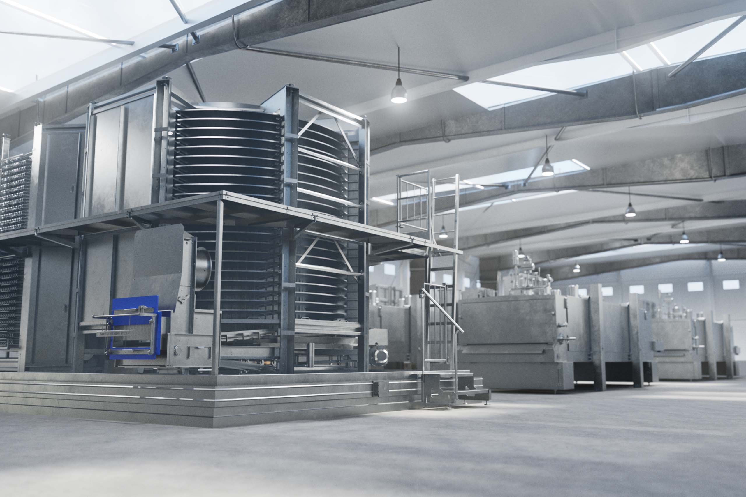 Spiral and tunnel freezers from DSI Dantech